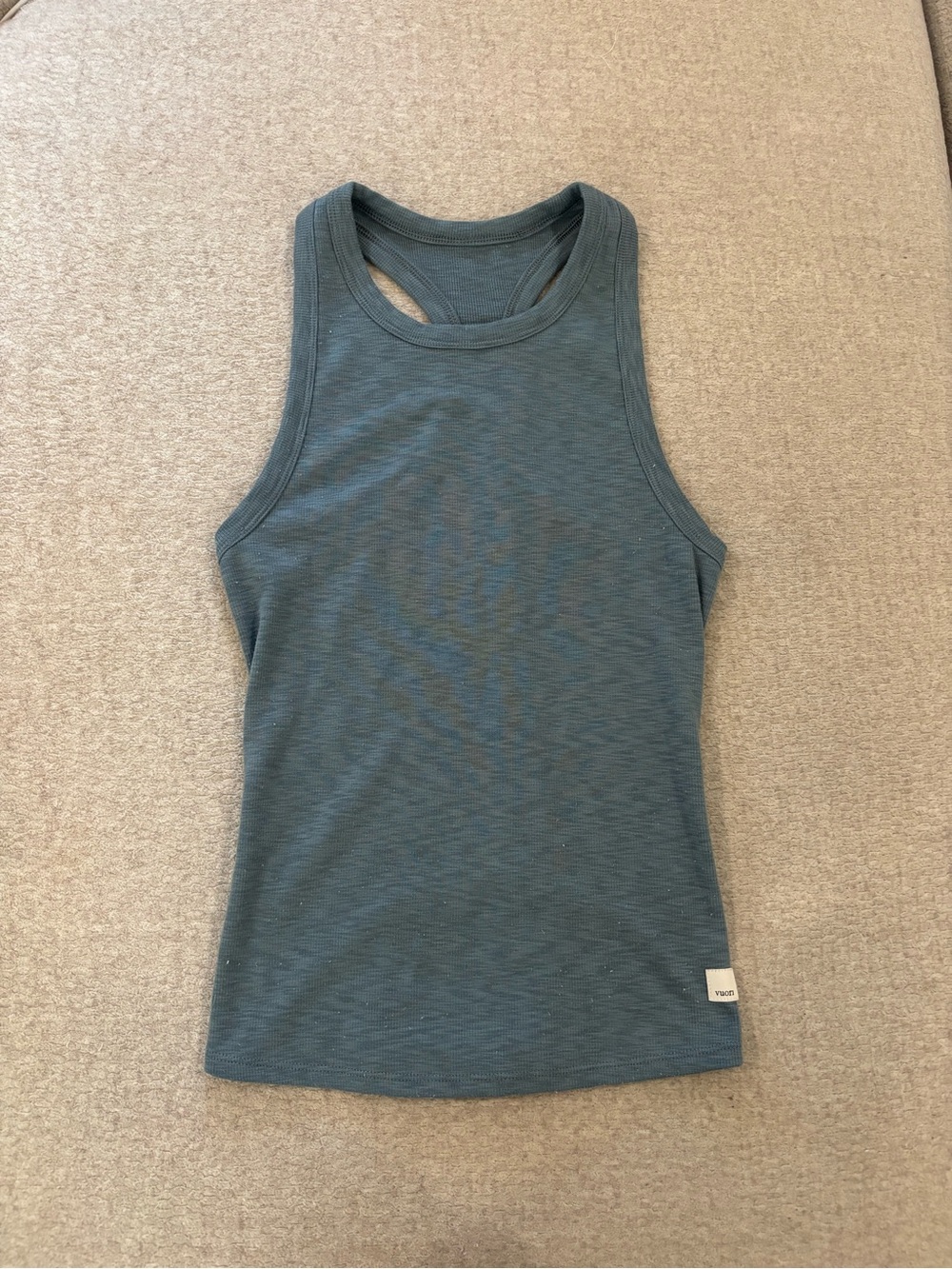 Vuori Slate Blue Racerback Tank Top